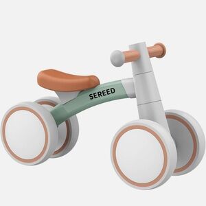 Kids Balance Bike - Green and Brown